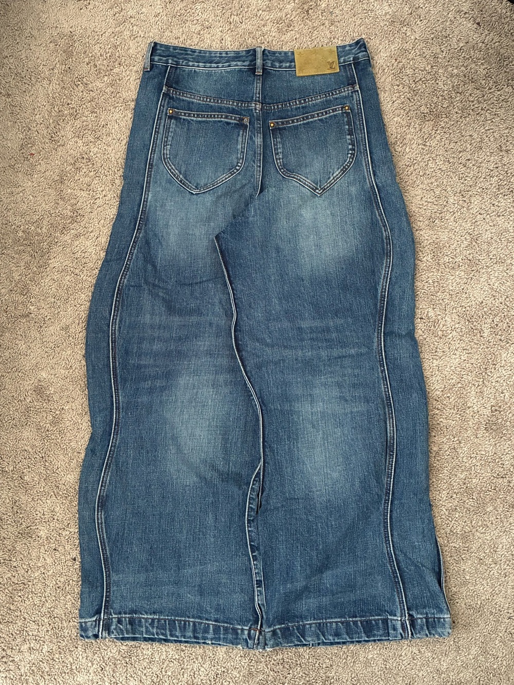 Louis Vuitton Men’s Blue Denim Bootcut Jeans